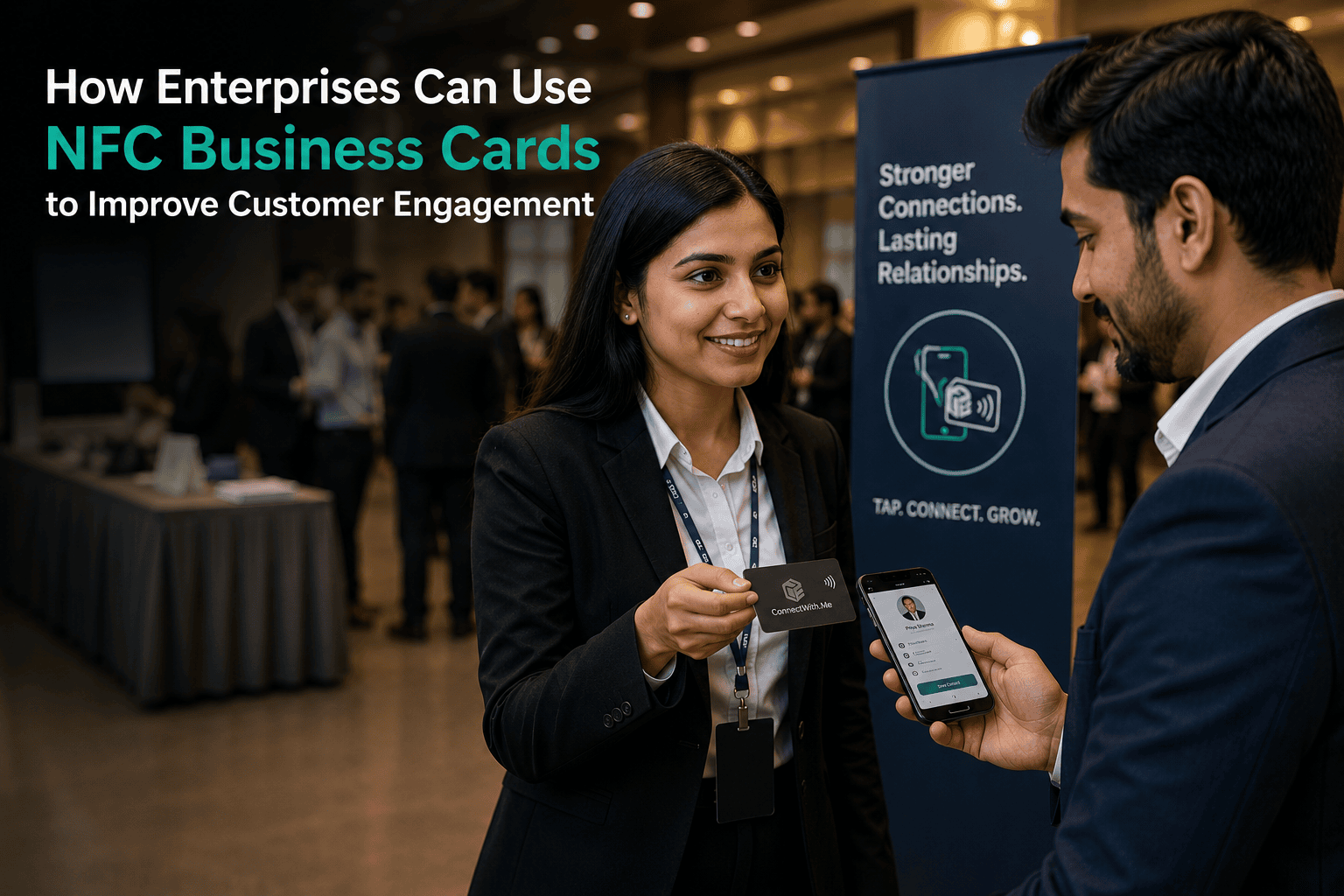 How Enterprises Can Use NFC Business Cards to Improve Customer Engagement